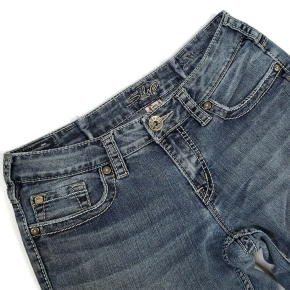 Silver Women's Aiko Bootcut Jeans Altered Wear